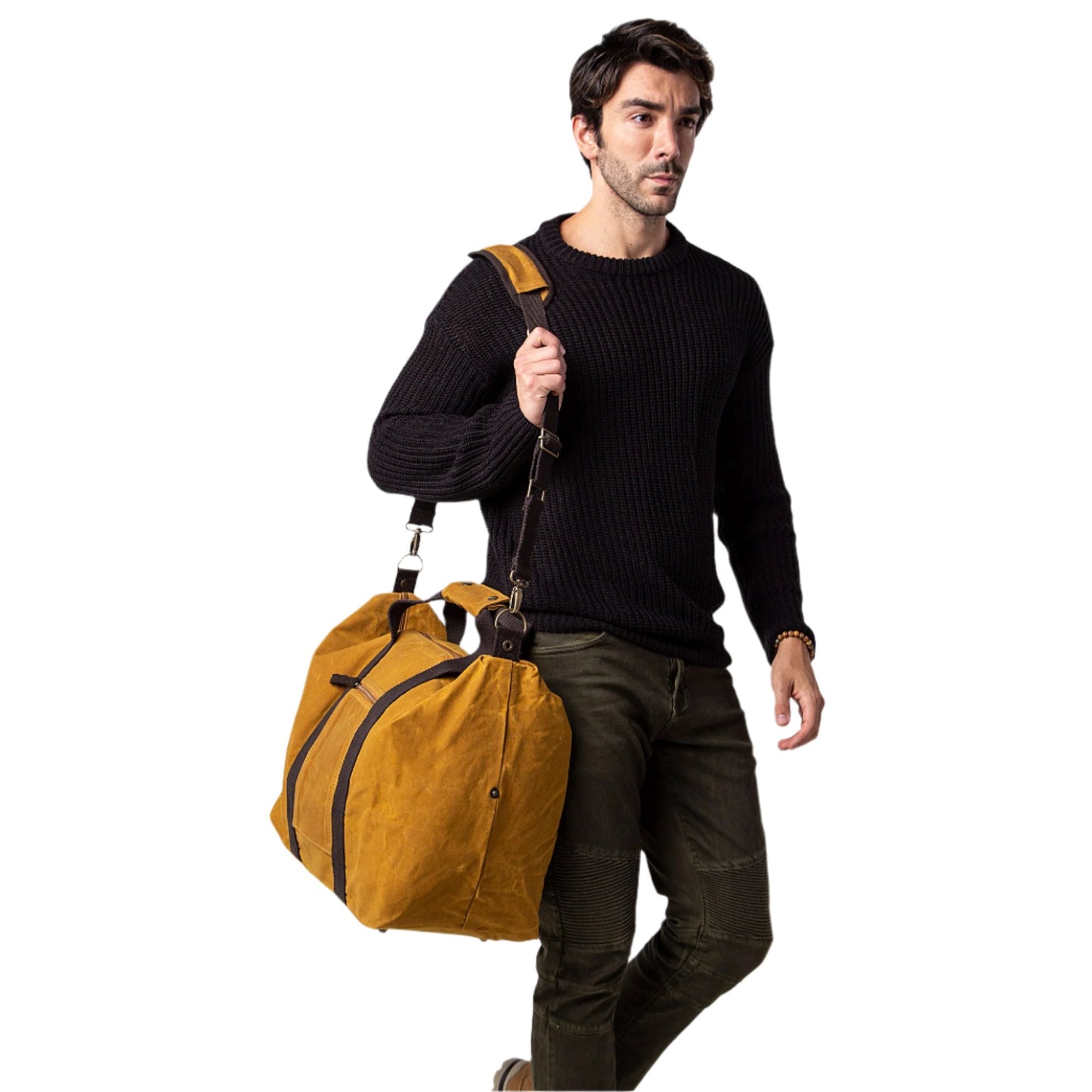 Waxed Canvas Voyager Travel Bag