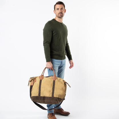 Waxed Canvas Weekender Bag