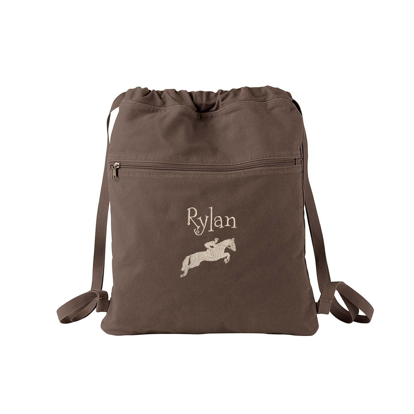 Horse Drawstring Cinch Bag