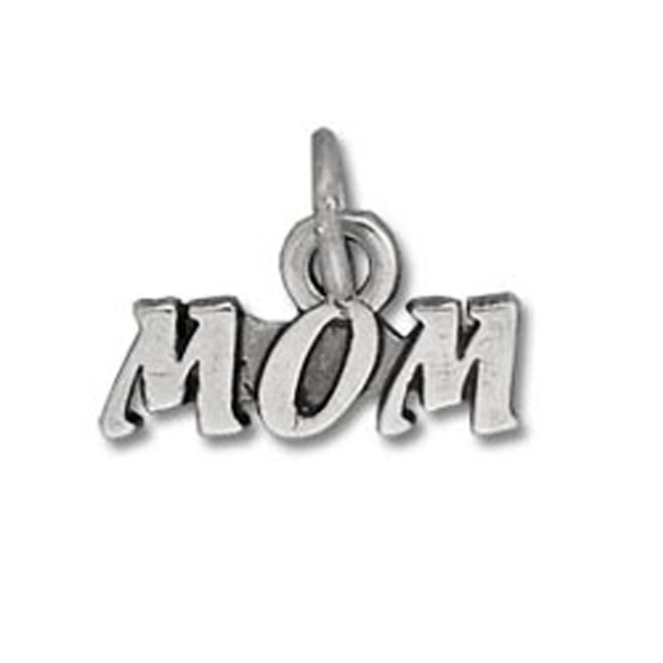 Mom Sterling silver charm