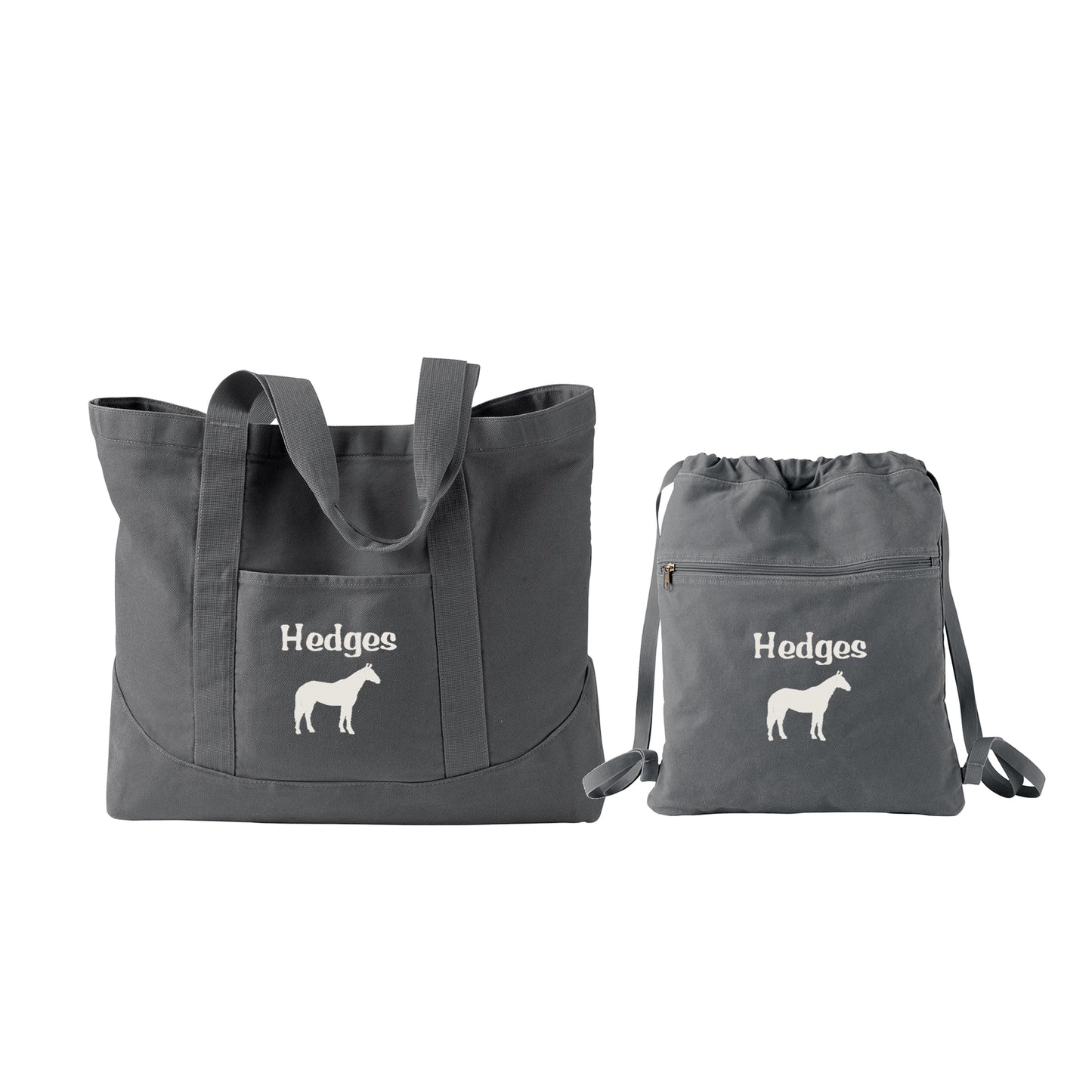 Horse Drawstring Cinch Bag