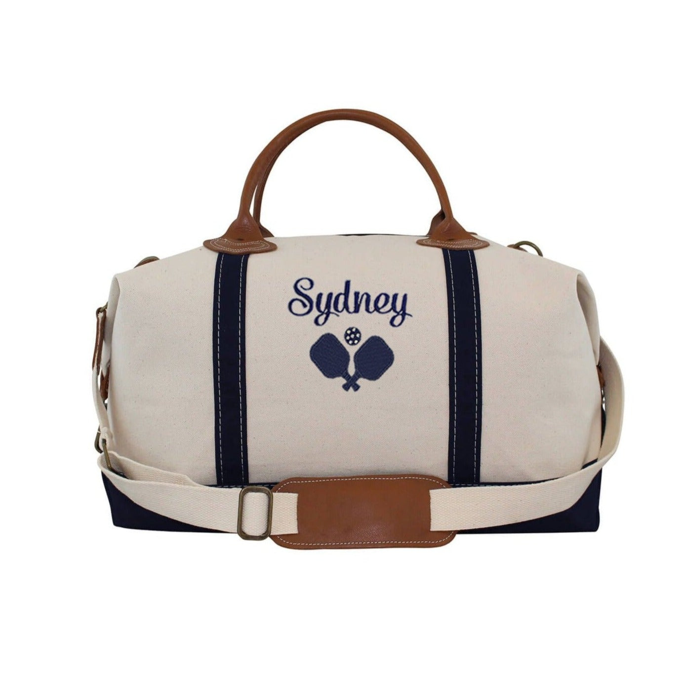 personalized pickleball weekender duffel bag