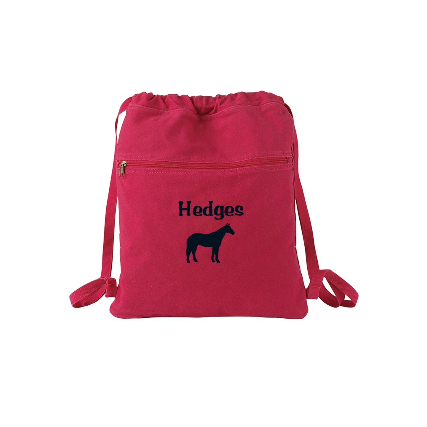 Horse Drawstring Cinch Bag