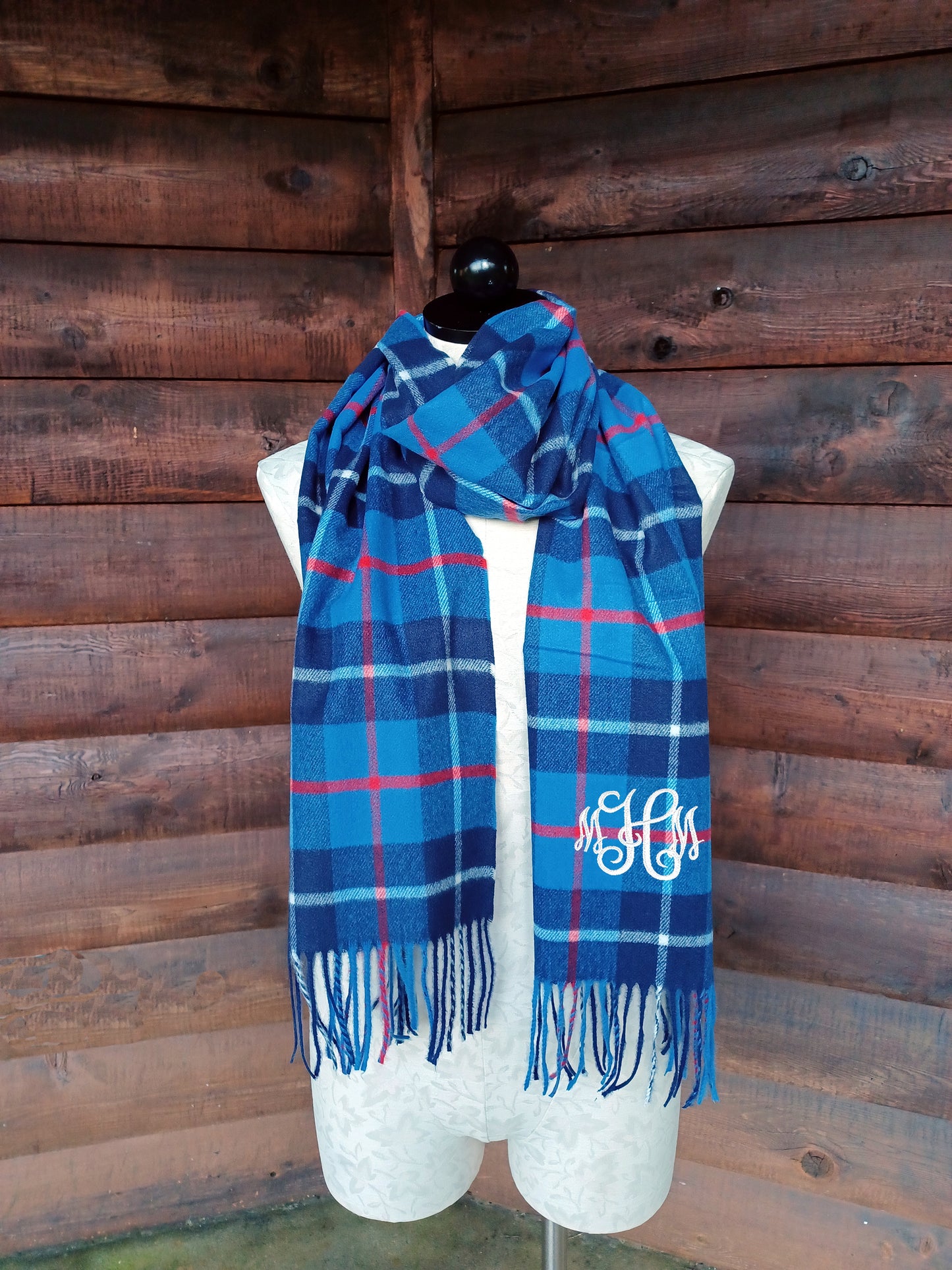 Scarf with Monogram