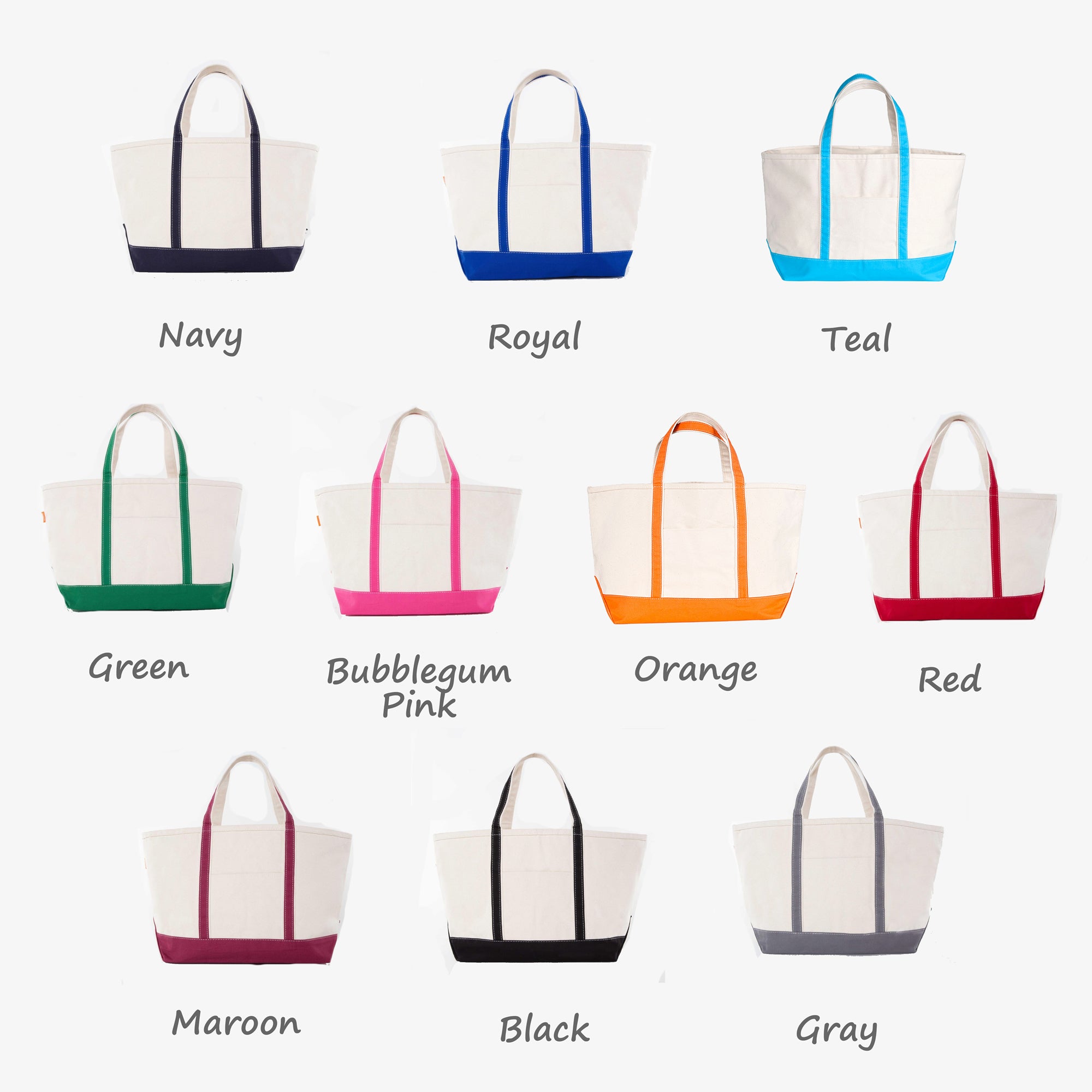 Monogrammed tote bags with zipper online