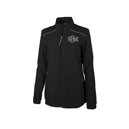 Personalized Ladies Skyline Pack-N-Go Full Zip Jacket with Monogram