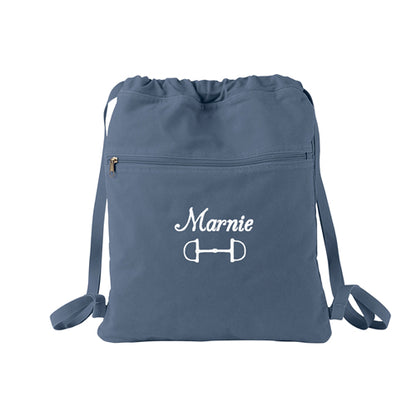 Horse Drawstring Cinch Bag