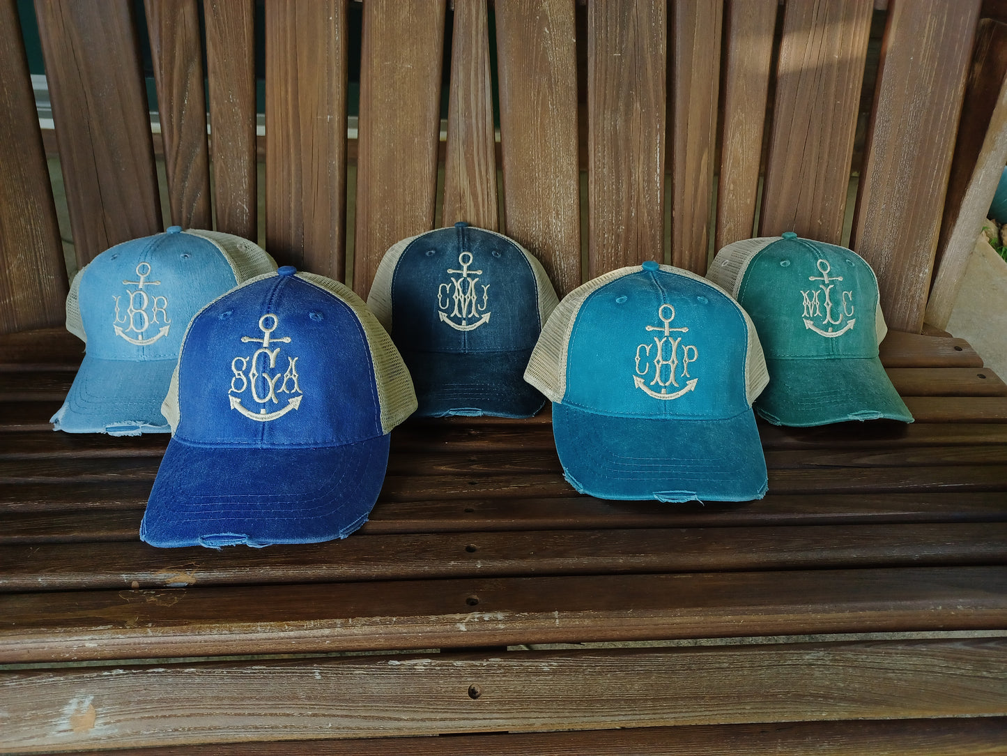 Anchor Monogram Hat