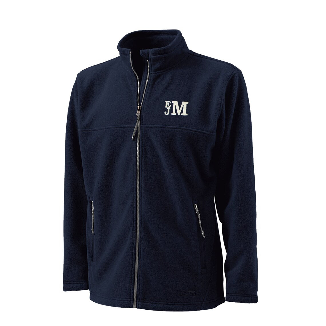 men's fleece monogrammed jacket