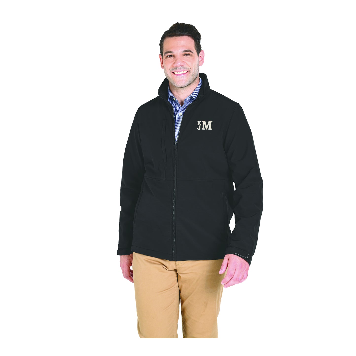 Men's Soft Shell Jacket with Monogram