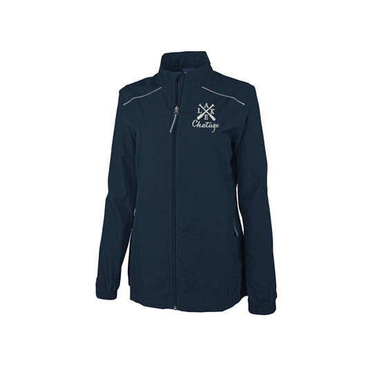 Ladies Skyline Pack-N-Go Full Zip Jacket with Any Lake Name