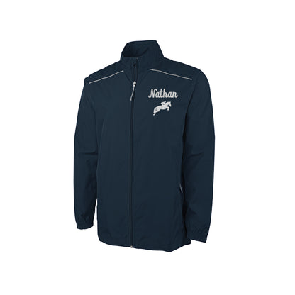 Men's Skyline Pack-N-Go Full Zip Personalized Horse Jacket