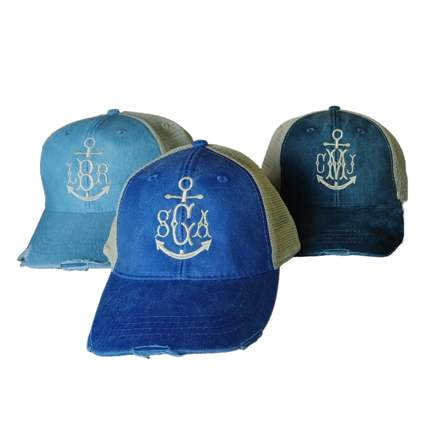 Anchor Monogram Hat