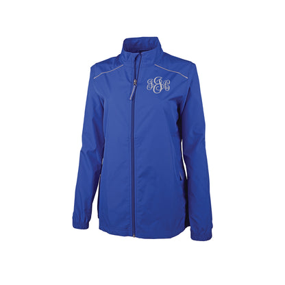 Personalized Ladies Skyline Pack-N-Go Full Zip Jacket with Monogram