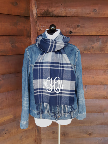 Scarf with Monogram