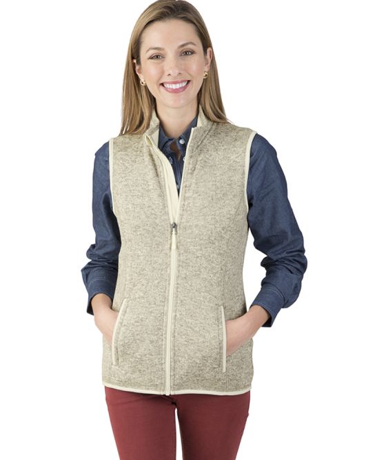 Ladies Knit Sweater Vest with Monogram