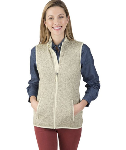 Ladies Knit Sweater Vest with Monogram