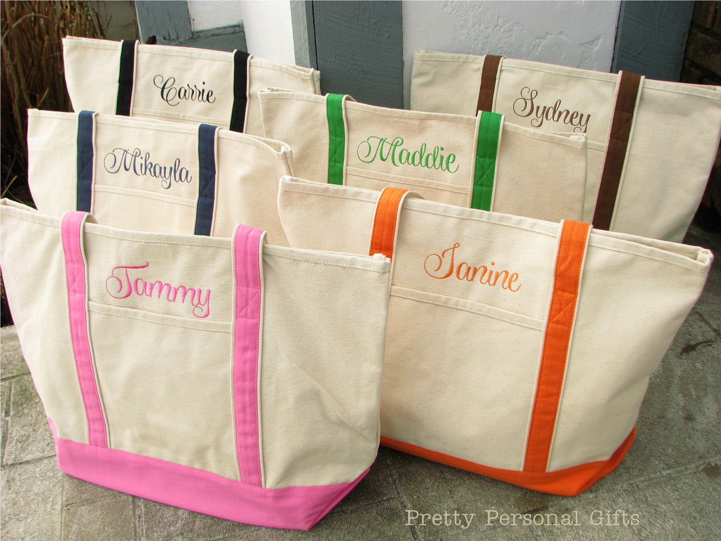 Bridal Party Tote Bag with Name