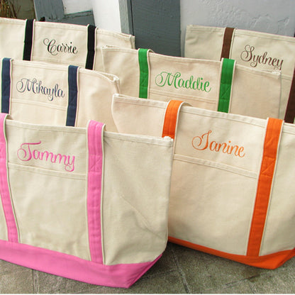 Bridal Party Tote Bag with Name